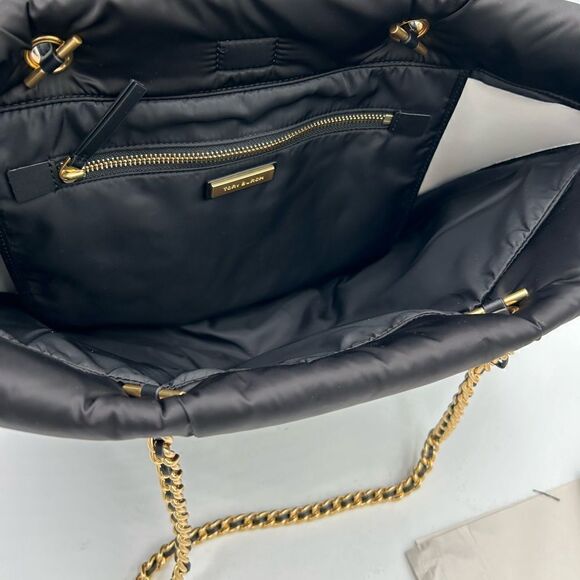 Women’s Tory Burch Ella puffy  chain shopping tote bag - Picture 10 of 10